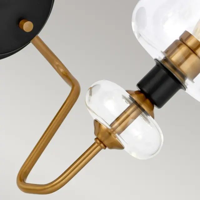 Бра Elstead Lighting DL-ARMAND2-AB — черный, ракурс 3