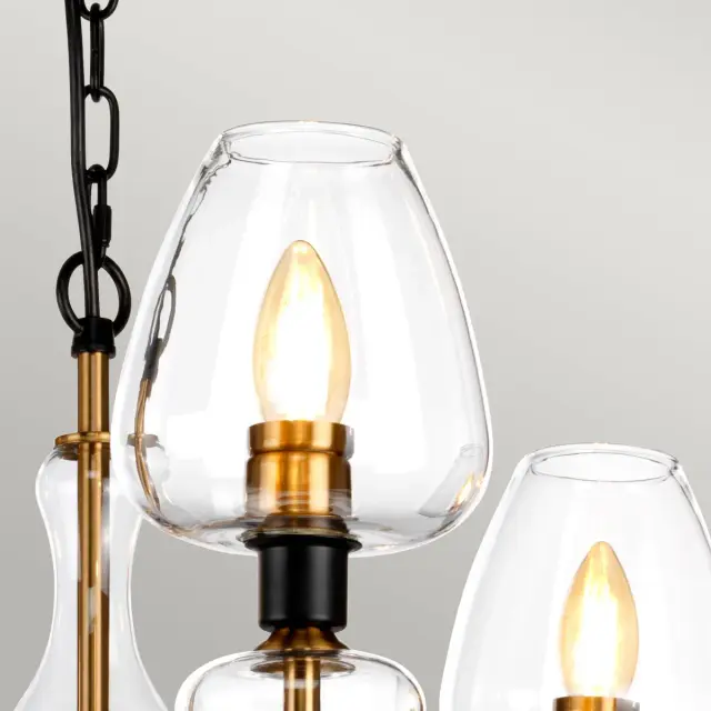 Люстра Elstead Lighting DL-ARMAND3-AB — черный, ракурс 3