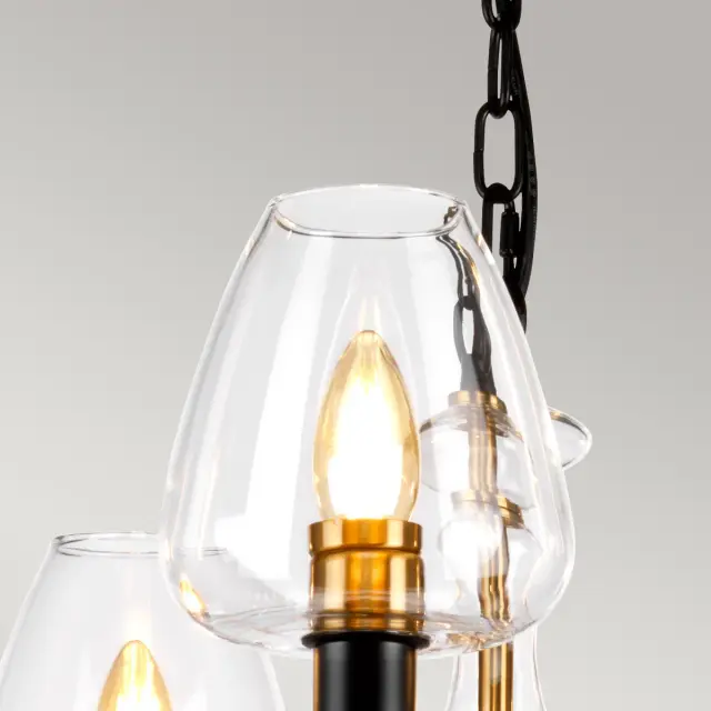 Люстра Elstead Lighting DL-ARMAND5-AB — черный, ракурс 2