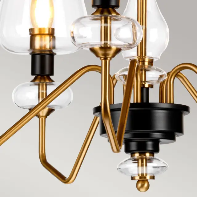 Люстра Elstead Lighting DL-ARMAND5-AB — черный, ракурс 3