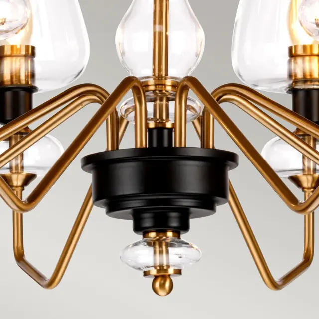 Люстра Elstead Lighting DL-ARMAND8-AB — черный, ракурс 4