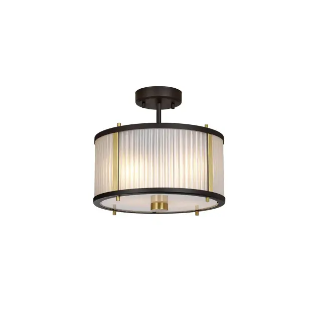 Светильник Elstead Lighting DL-CORONA-2P-BAB — коричневый, ракурс 2