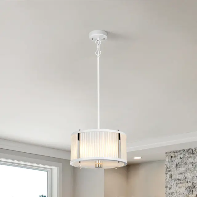 Светильник Elstead Lighting DL-CORONA-2P-WPN — белый, ракурс 9