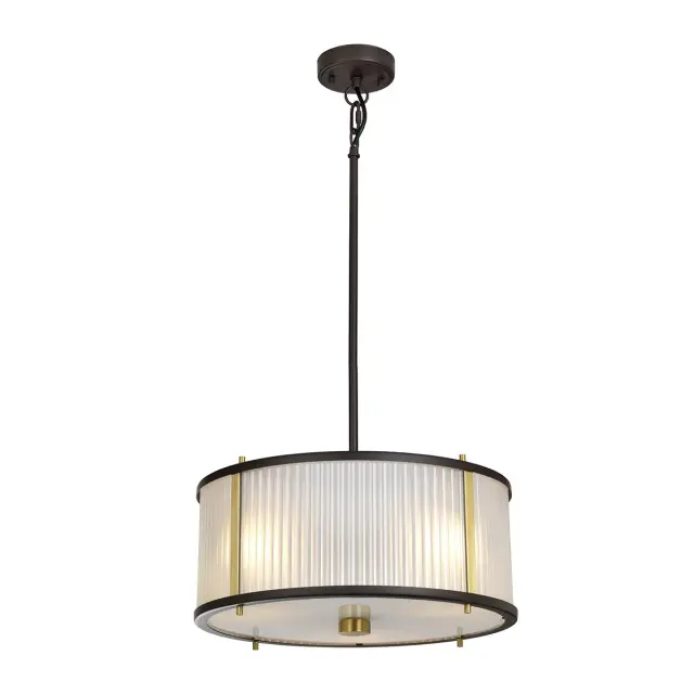 Светильник Elstead Lighting DL-CORONA-3P-BAB — коричневый