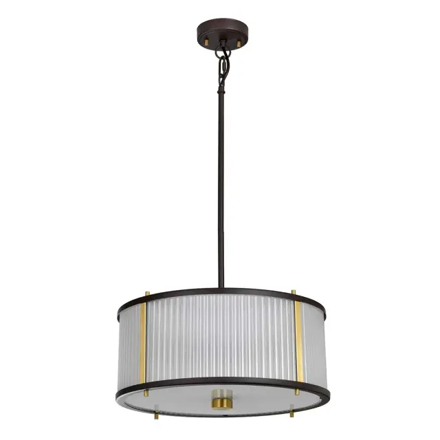 Светильник Elstead Lighting DL-CORONA-3P-BAB — коричневый, ракурс 6