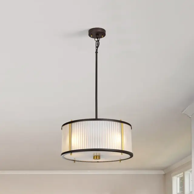 Светильник Elstead Lighting DL-CORONA-3P-BAB — коричневый, ракурс 7