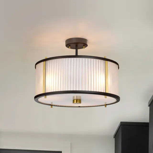 Светильник Elstead Lighting DL-CORONA-3P-BAB — коричневый, ракурс 8