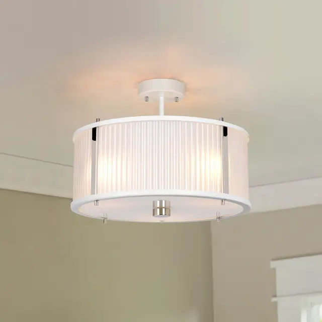 Светильник Elstead Lighting DL-CORONA-3P-WPN — белый, ракурс 10