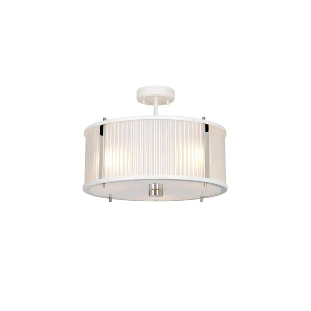 Светильник Elstead Lighting DL-CORONA-3P-WPN — белый, ракурс 2