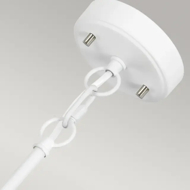 Светильник Elstead Lighting DL-CORONA-3P-WPN — белый, ракурс 3