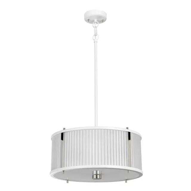 Светильник Elstead Lighting DL-CORONA-3P-WPN — белый, ракурс 7