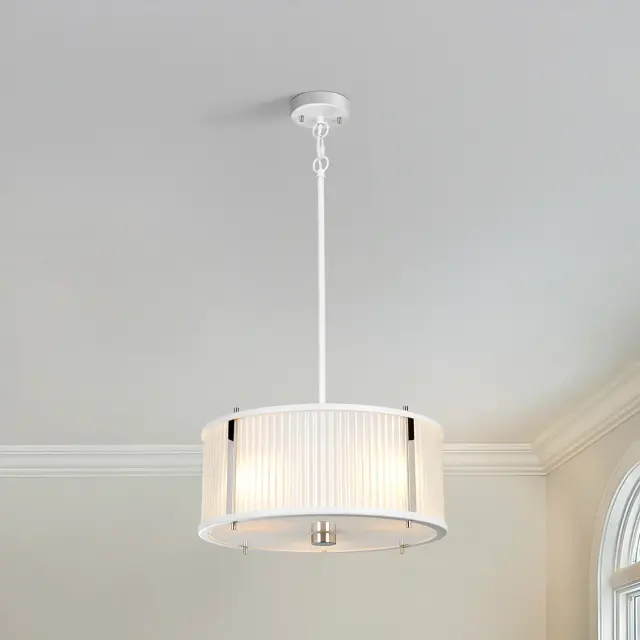 Светильник Elstead Lighting DL-CORONA-3P-WPN — белый, ракурс 9
