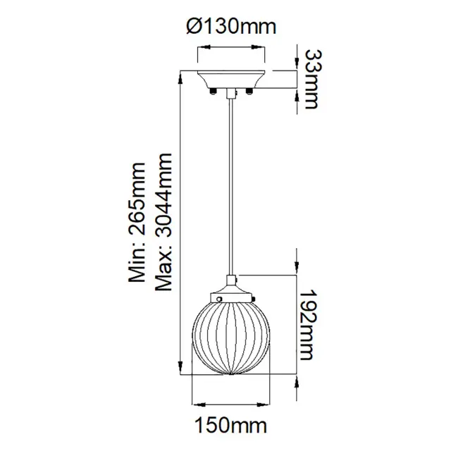Светильник Elstead Lighting DL-COSMOS-1P — бежевый, ракурс 6