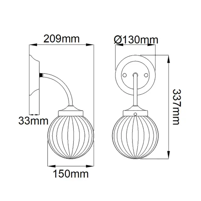 Бра Elstead Lighting DL-COSMOS1 — бежевый, ракурс 6