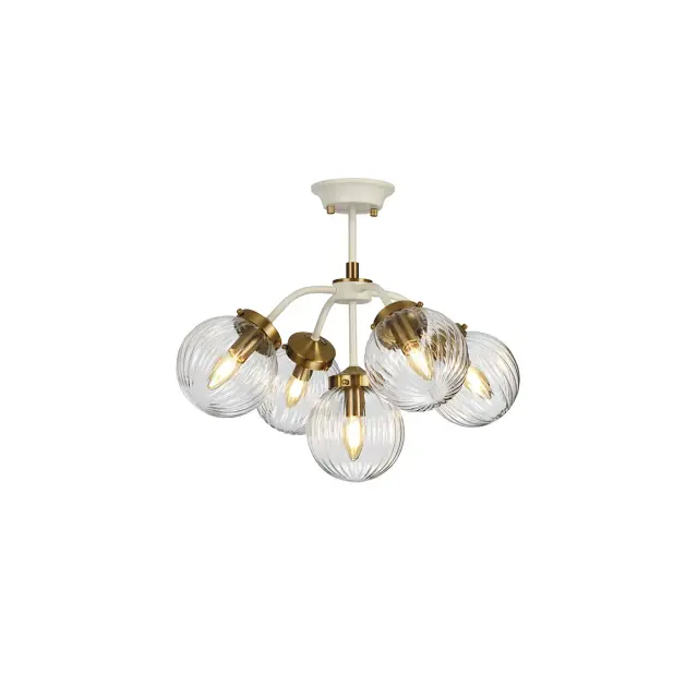 Люстра Elstead Lighting DL-COSMOS5 — бежевый, ракурс 2