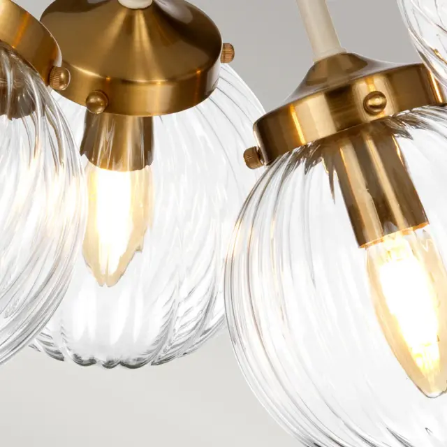 Люстра Elstead Lighting DL-COSMOS5 — бежевый, ракурс 5