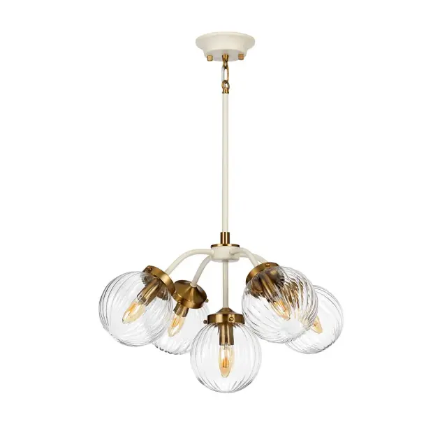Люстра Elstead Lighting DL-COSMOS5 — бежевый, ракурс 6