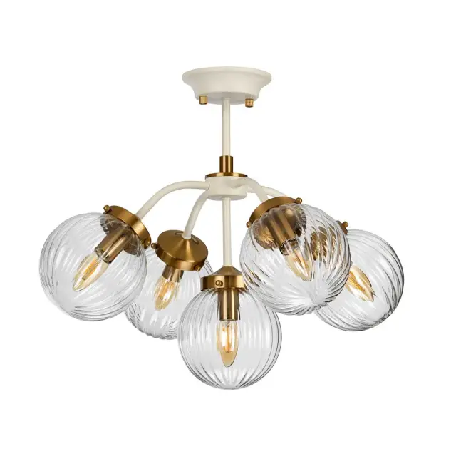 Люстра Elstead Lighting DL-COSMOS5 — бежевый, ракурс 7