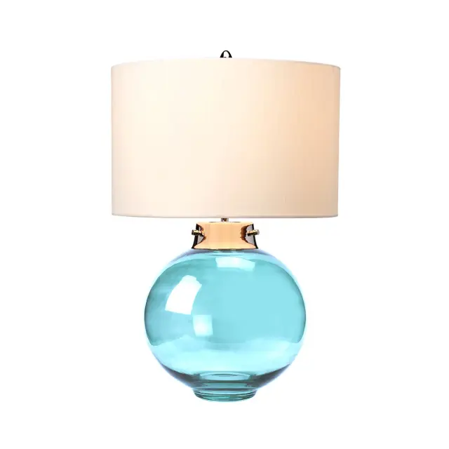Настольная лампа Elstead Lighting DL-KARA-TL-BLUE — синий, ракурс 6