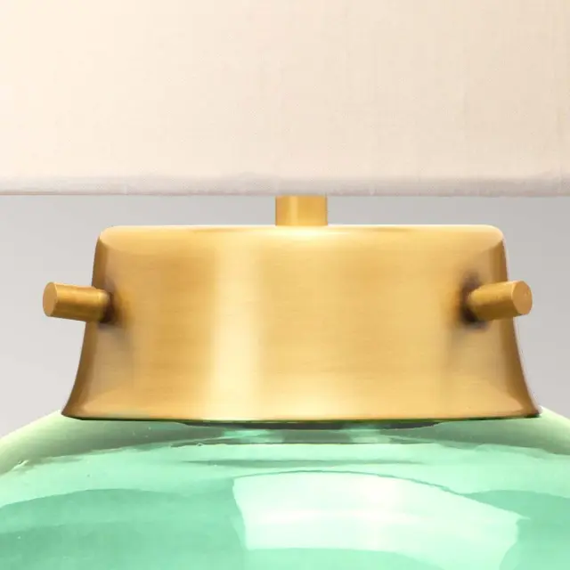 Настольная лампа Elstead Lighting DL-KARA-TL-GREEN — зеленый, ракурс 4