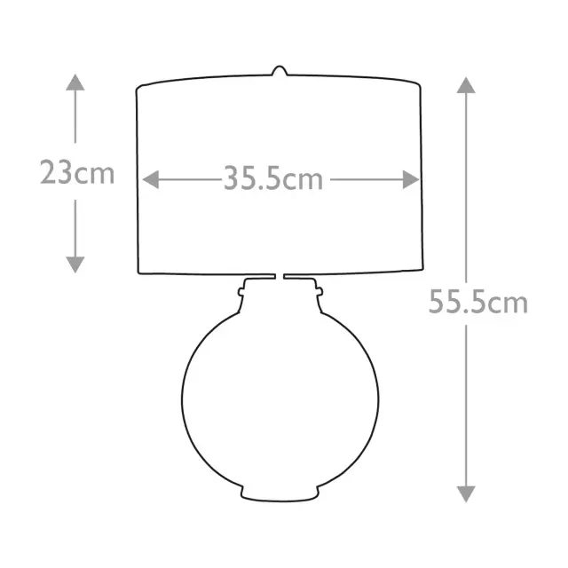 Настольная лампа Elstead Lighting DL-KARA-TL-SMOKE — коричневый, ракурс 7