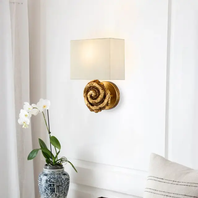 Бра Elstead Lighting FB-SWIRL-1L-G — золотой, ракурс 6