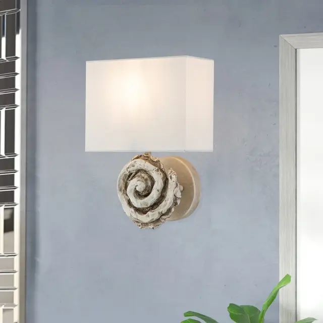 Бра Elstead Lighting FB-SWIRL-1L-W — белый, ракурс 6