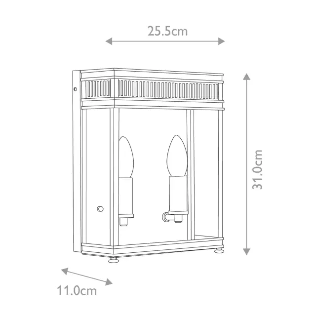Уличный светильник Elstead Lighting HL7-M-DB — бронза, ракурс 5