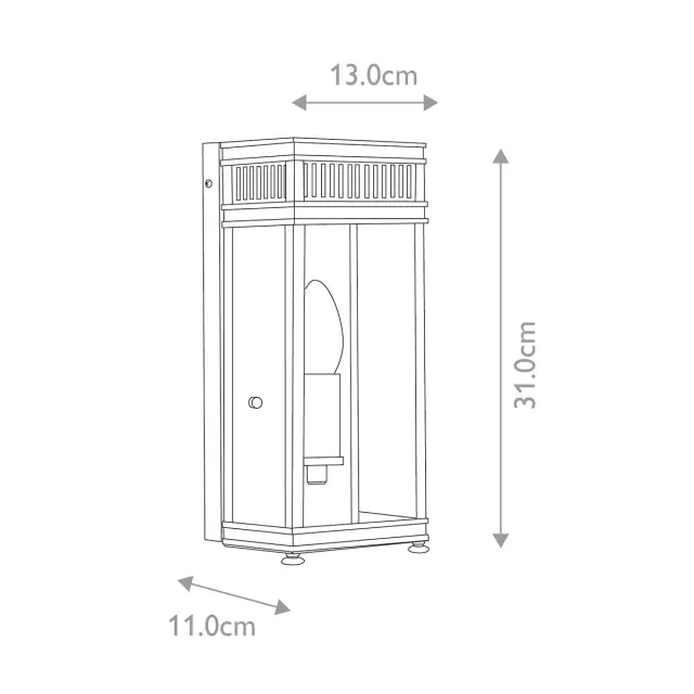 Уличный светильник Elstead Lighting HL7-S-BB — латунь, ракурс 6