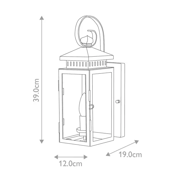 Уличный светильник Elstead Lighting HYTHE — бронза, ракурс 5