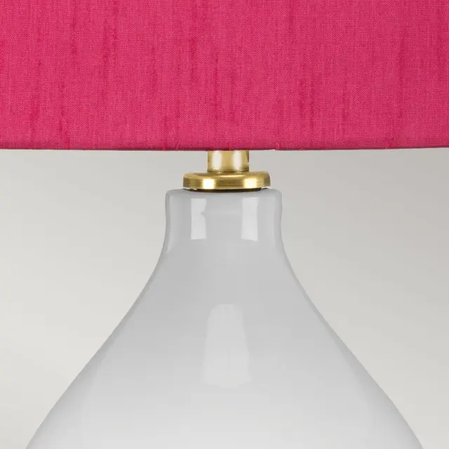 Настольная лампа Elstead Lighting ISLA-AB-TL-CRANBERRY — белый, ракурс 3