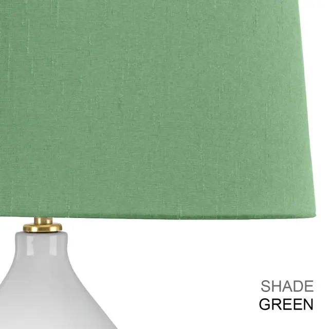 Настольная лампа Elstead Lighting ISLA-AB-TL-GREEN — белый, ракурс 6