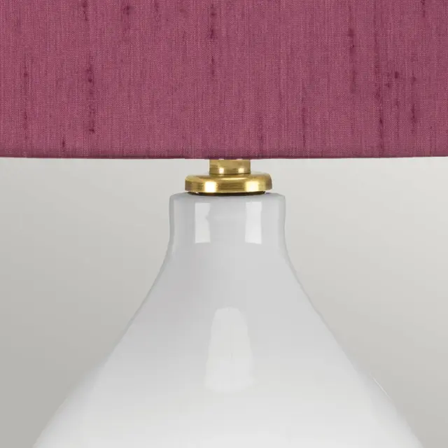 Настольная лампа Elstead Lighting ISLA-AB-TL-PURPLE — белый, ракурс 3
