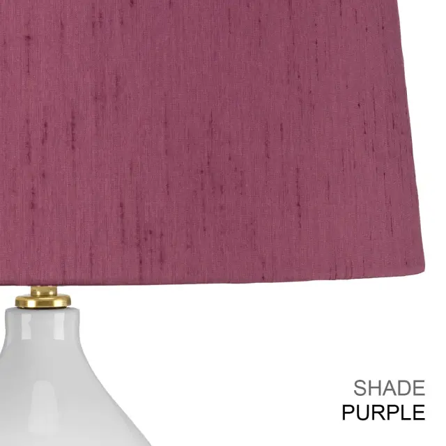 Настольная лампа Elstead Lighting ISLA-AB-TL-PURPLE — белый, ракурс 6