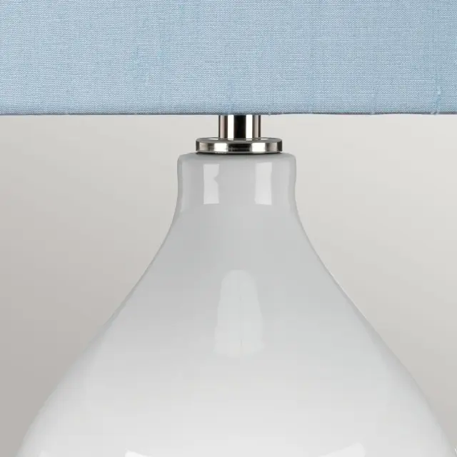 Настольная лампа Elstead Lighting ISLA-PN-TL-BLUE — белый, ракурс 3