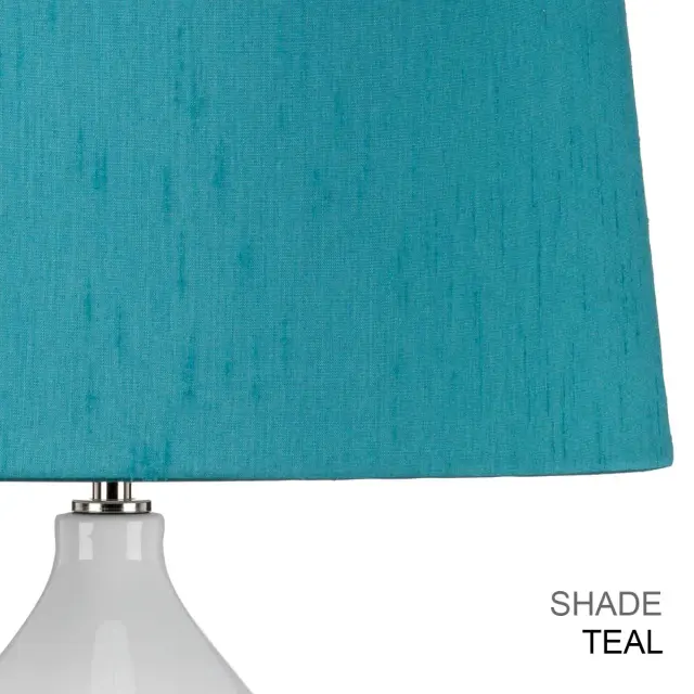 Настольная лампа Elstead Lighting ISLA-PN-TL-TEAL — белый, ракурс 6