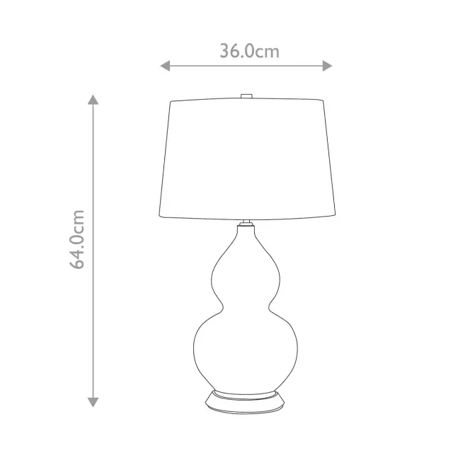 Настольная лампа Elstead Lighting ISLA-PN-TL-TEAL — белый, ракурс 7