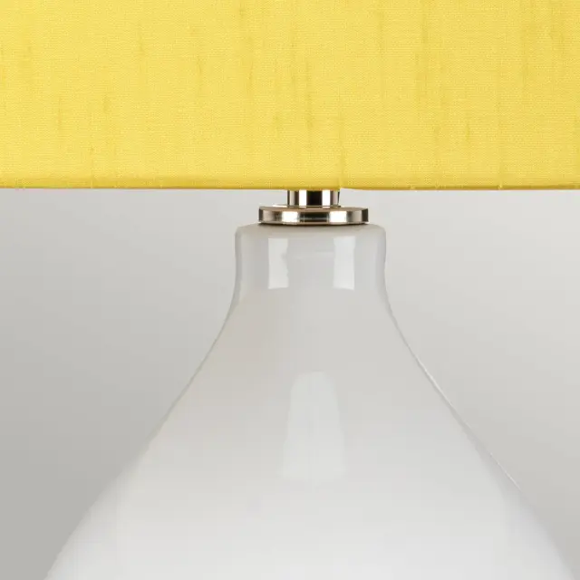 Настольная лампа Elstead Lighting ISLA-PN-TL-YELLOW — белый, ракурс 3