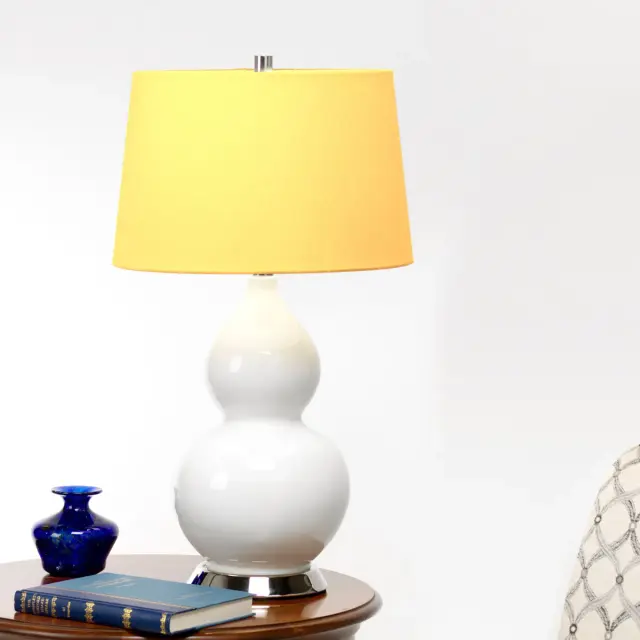 Настольная лампа Elstead Lighting ISLA-PN-TL-YELLOW — белый, ракурс 7