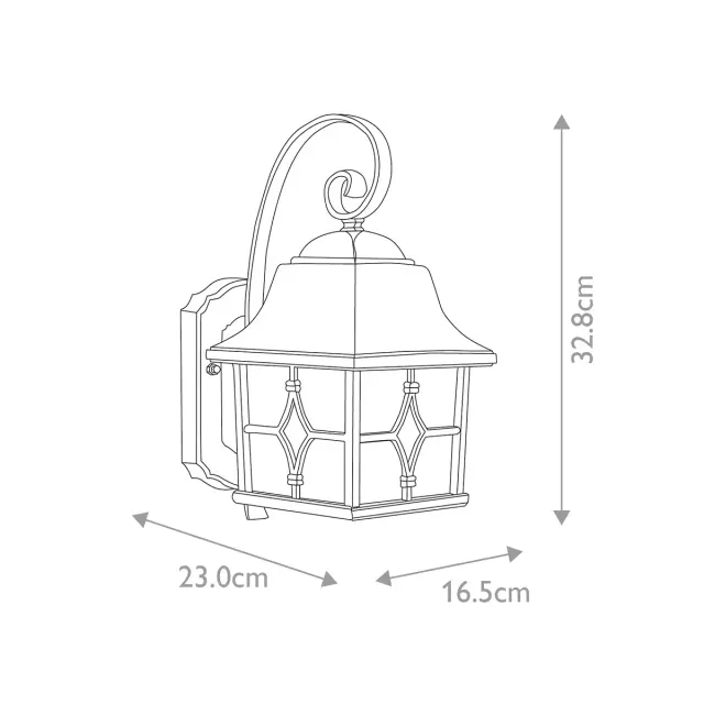 Уличный светильник Elstead Lighting KENT — черный, ракурс 5