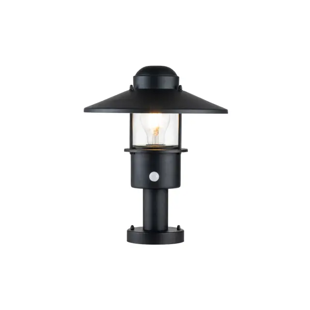 Уличный светильник Elstead Lighting KLAMPENBORG-PED-PIR-BK — черный