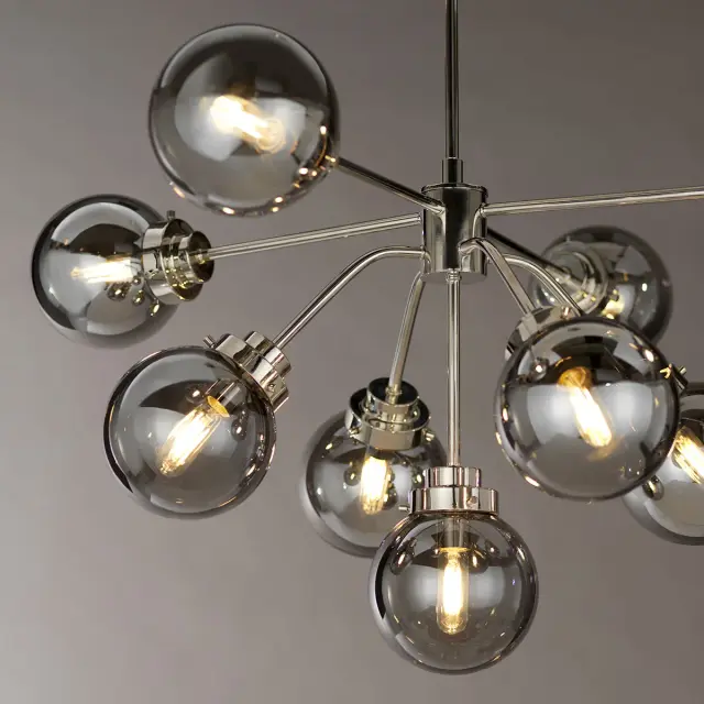Люстра Elstead Lighting KULA9 — хром, ракурс 2