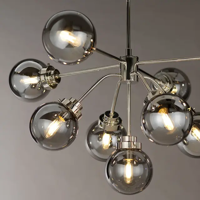 Люстра Elstead Lighting KULA9 — хром, ракурс 3