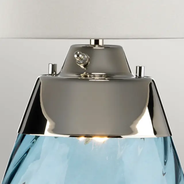 Настольная лампа Elstead Lighting LENA-TL-L-BLUE-OWSS — белый, ракурс 2
