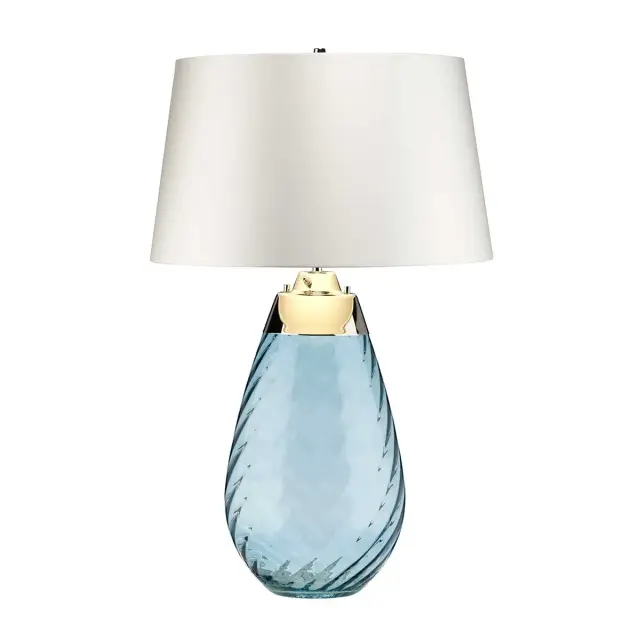 Настольная лампа Elstead Lighting LENA-TL-L-BLUE-OWSS — белый, ракурс 6