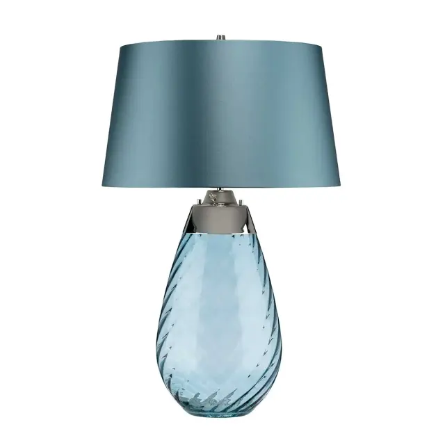 Настольная лампа Elstead Lighting LENA-TL-L-BLUE — синий, ракурс 5