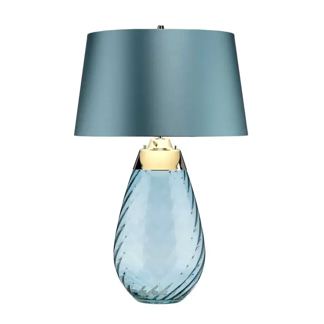 Настольная лампа Elstead Lighting LENA-TL-L-BLUE — синий, ракурс 6