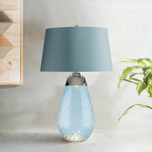 Настольная лампа Elstead Lighting LENA-TL-L-BLUE — синий, ракурс 7