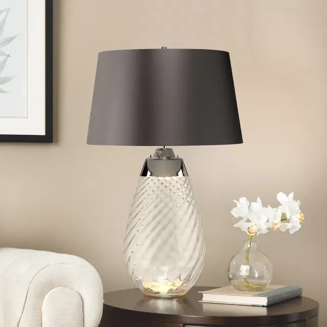 Настольная лампа Elstead Lighting LENA-TL-L-SMOKE — черный, ракурс 5