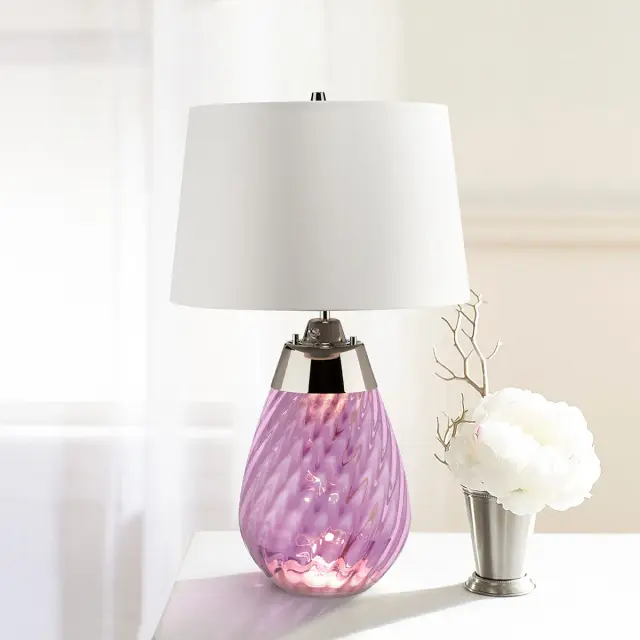 Настольная лампа Elstead Lighting LENA-TL-S-PLUM-OWSS — белый, ракурс 5